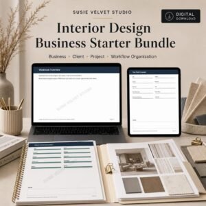 Interior design business starter bundle digital download