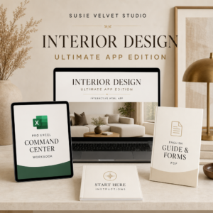 Interior Design Ultimate App Edition digital product mockup