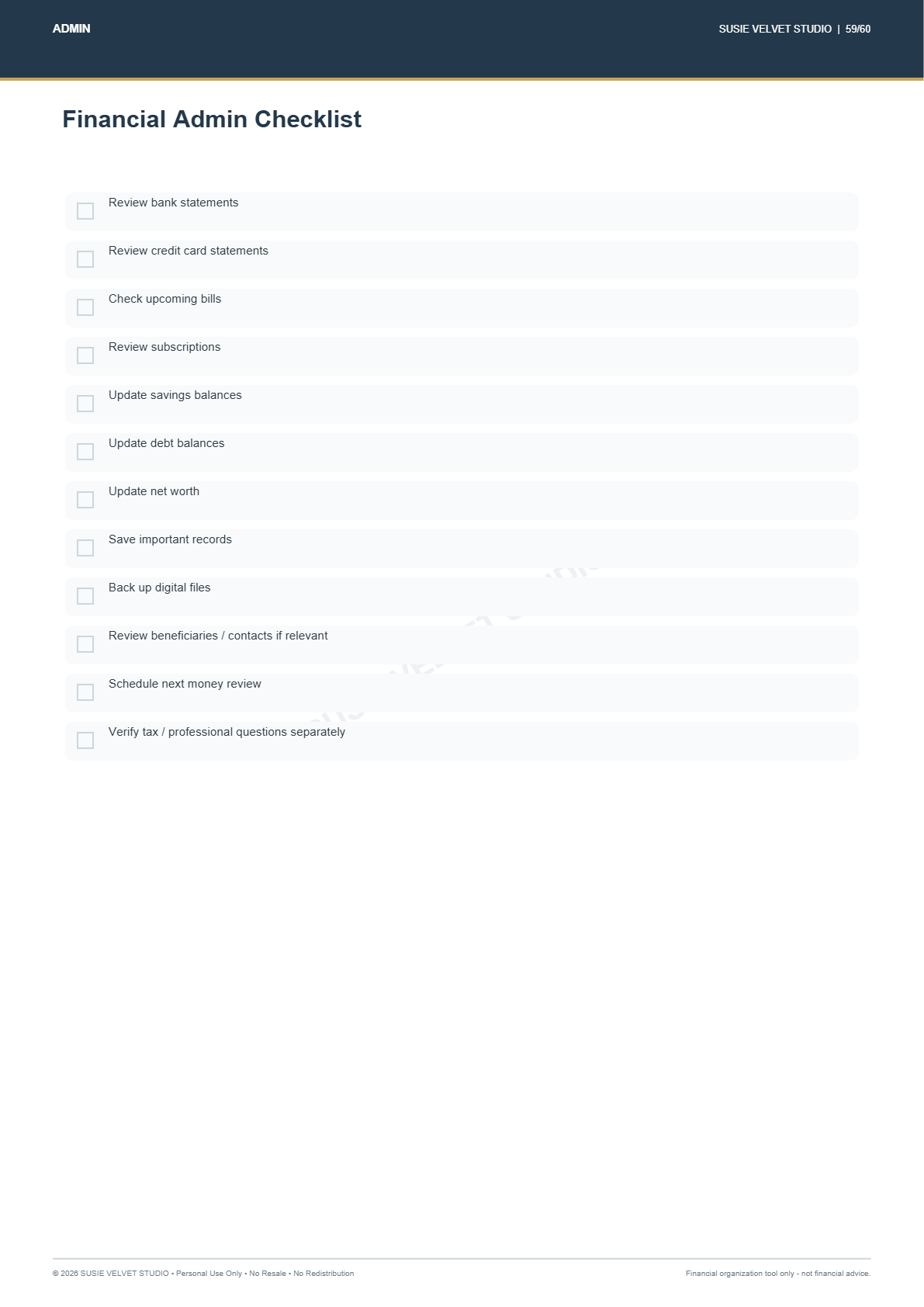 Household money planner for individuals, couples, parents, and families